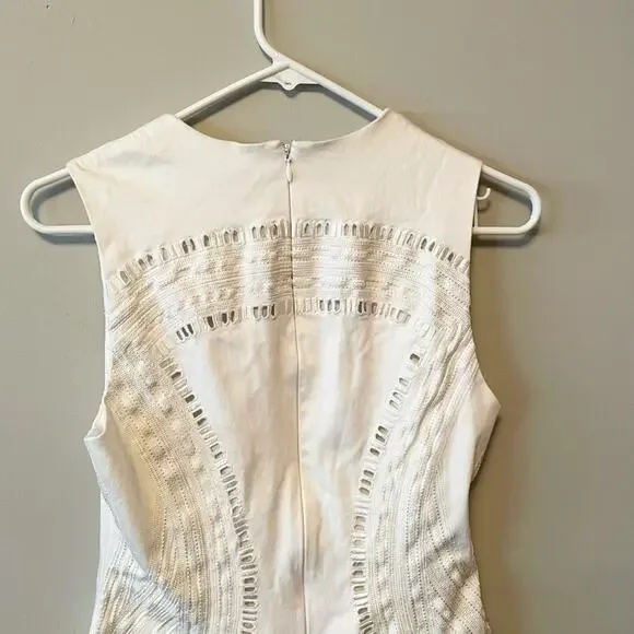 Robert Rodriguez “kuba” white fit and flare embroidered dress spring summer - Picture 4 of 9